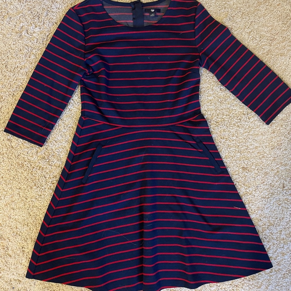 Gap striped dress size M